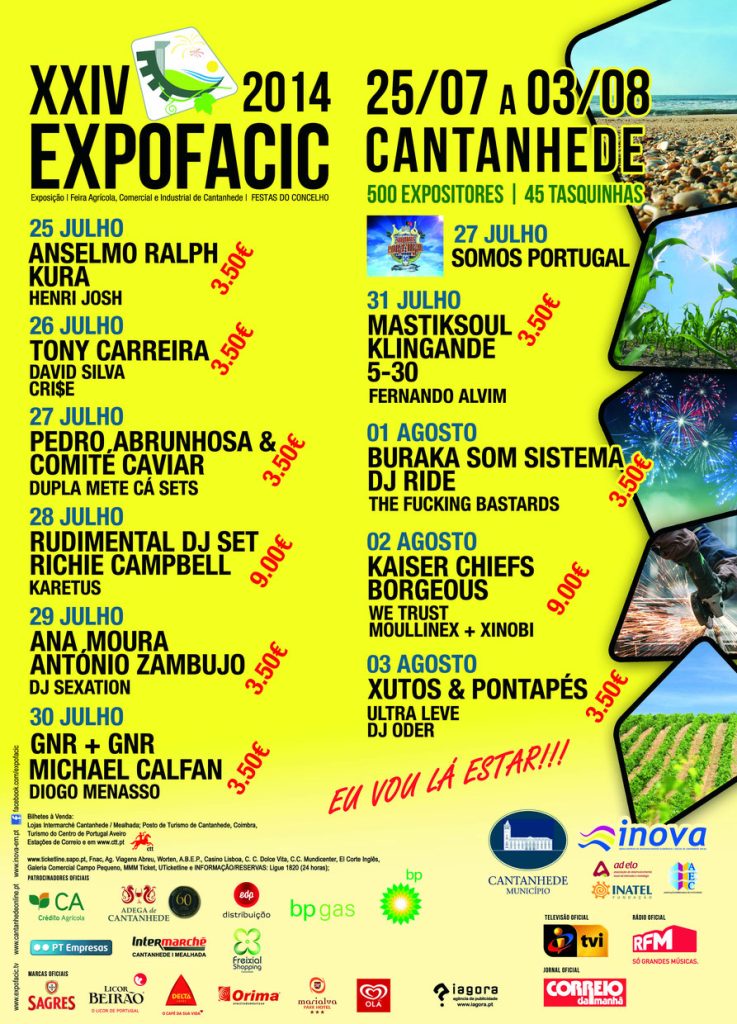 Expofacic, Cantanhede, Programa Portal de Musica Portuguesa