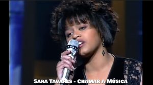 Chamar a Musica, Sara Tavares, Festival, Canção, 1994, Portugal, Letra, Sucessos, Musicas, Portuguesas, Cantoras, Artistas, Festival da Canção, Portuguesa