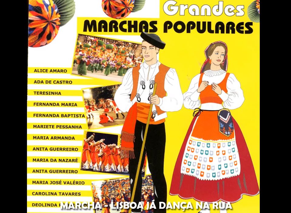 Lisboa já dança na rua, Ada de Castro, Marchas, Letras, Marcha Popular, Letras, Marchas de Santo António, Anita Guerreiro, Letras de Canções, Festas, Arraiais, Letras de Canções