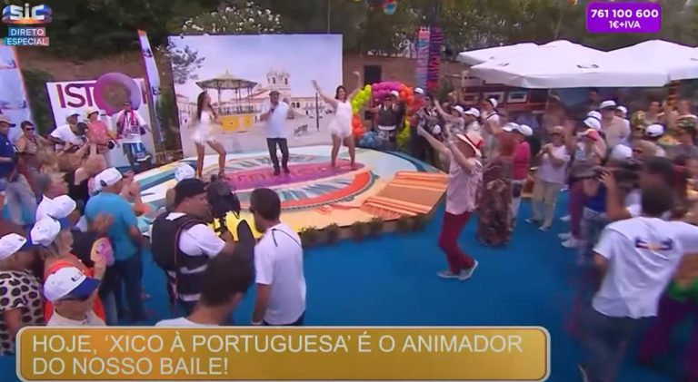 Xico à portuguesa cantou ao vivo, Domingão, Sic, Televisão, artistas populares, musica portuguesa, cantores portugueses, arraial, Festas