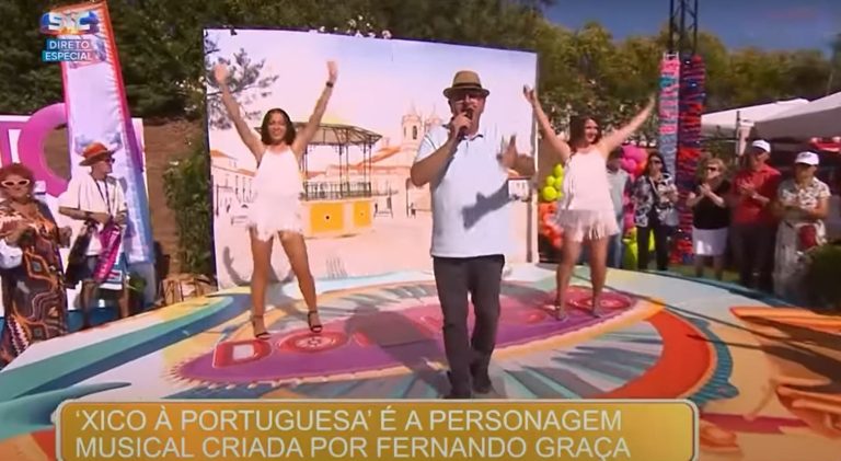 Xico à portuguesa cantou ao vivo, Domingão, Sic, Televisão, artistas populares, musica portuguesa, cantores portugueses, arraial, Festas