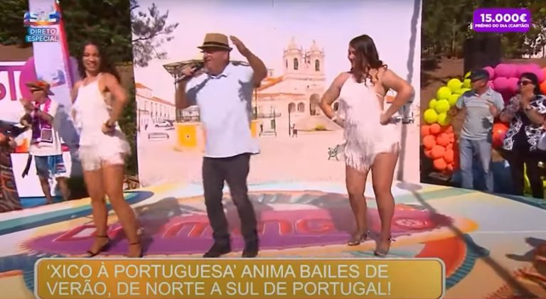 Xico à portuguesa cantou ao vivo, Domingão, Sic, Televisão, artistas populares, musica portuguesa, cantores portugueses, arraial, Festas