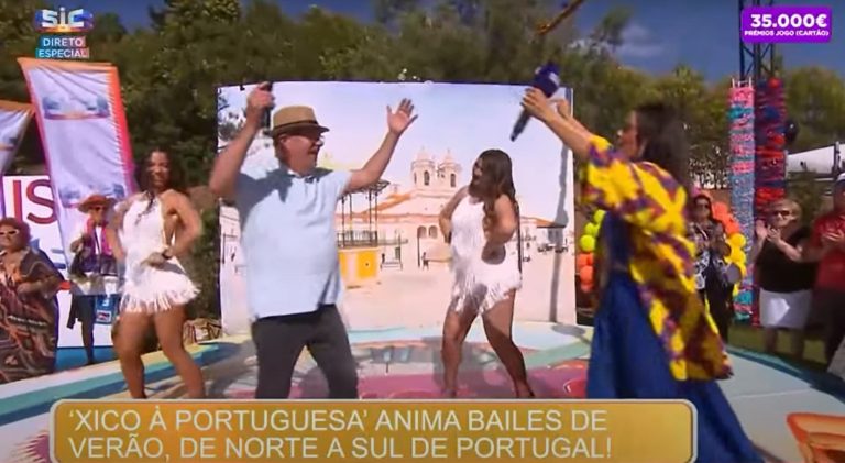 Xico à portuguesa cantou ao vivo, Domingão, Sic, Televisão, artistas populares, musica portuguesa, cantores portugueses, arraial, Festas